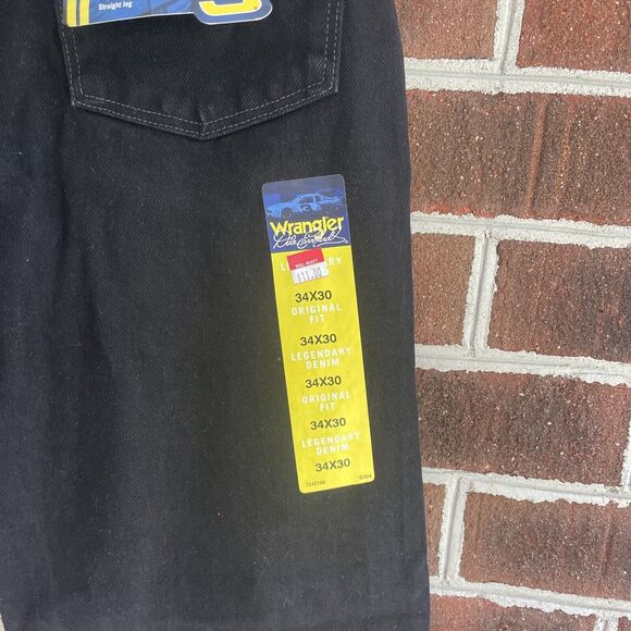 Vintage Wrangler Dale Earnhardt #3 Jeans Men's 34/30 Straight 100% Cotton NASCAR - Picture 7 of 9